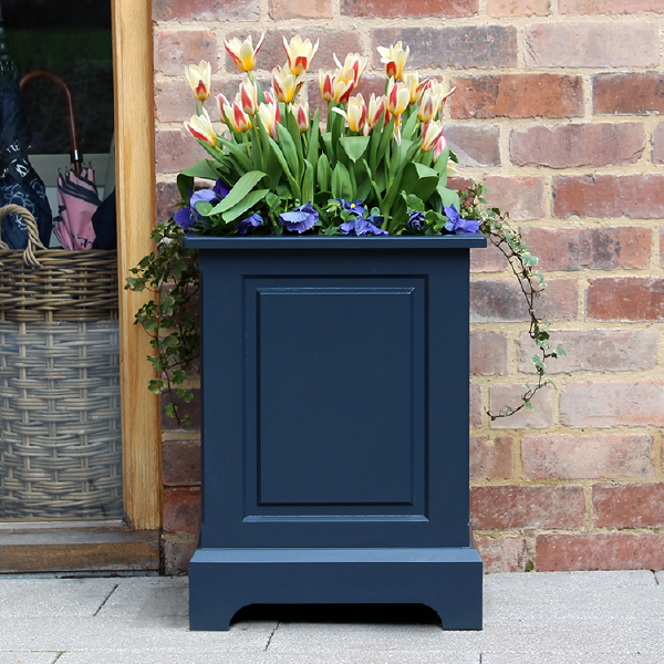 Durable weather proof garden planter can be engraved with personalised text