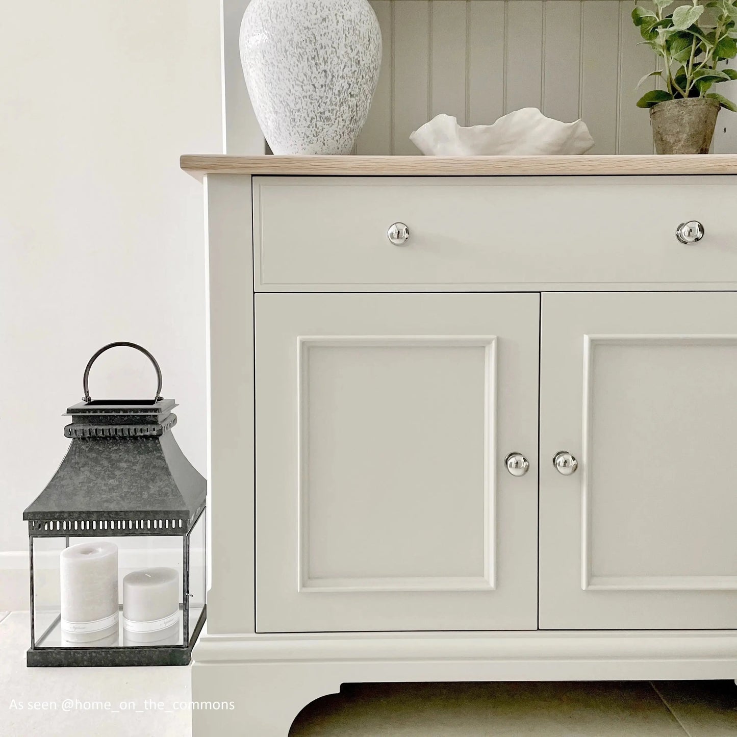 Baslow Sideboard Dresser with Open Adjustable Shelves.