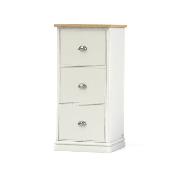 Baslow Three Drawer Filing Cabinet.