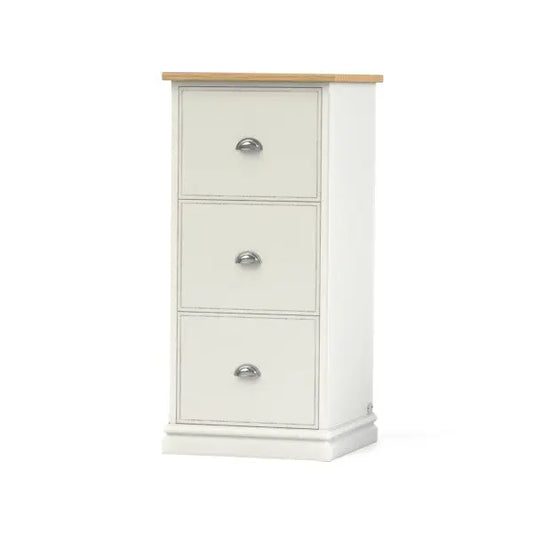 Baslow Three Drawer Filing Cabinet.