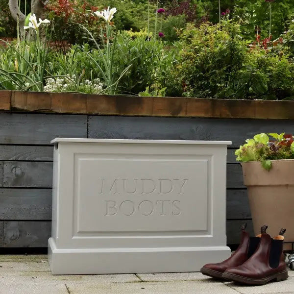 Outdoor Storage Box with optional engraving available.