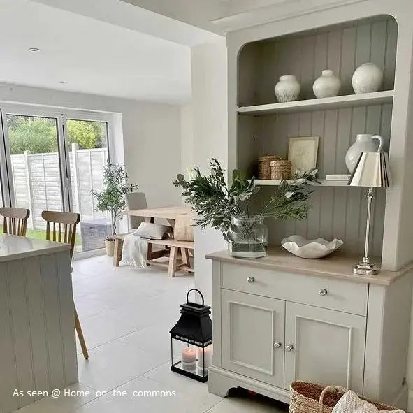 Baslow Sideboard Dresser with Open Adjustable Shelves.