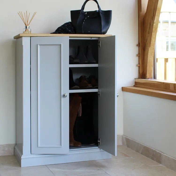 Baslow Tall Shoe Cupboard.