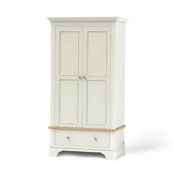 Baslow Wardrobe with a Single Drawer.