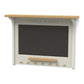 Chalkboard and Magnetic Noticeboard with Oak Pegs.