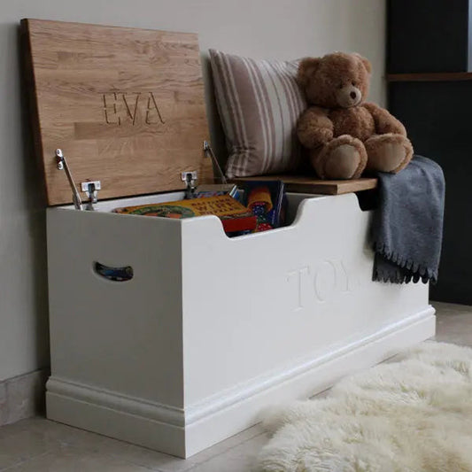 Double Toy Box with Personalised Engraving.